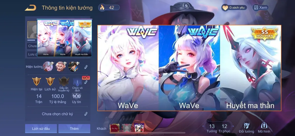 Tài khoản game: Reg lili, vio, điêu thuyền